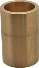 Made in USA - 1-5/16" Inside x 1-5/8" Outside Diam, Cast Bronze Sleeve Bearing - 2-1/2" OAL - Industrial Tool & Supply