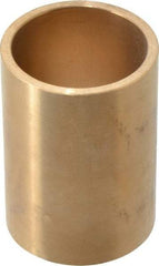 Made in USA - 1-1/2" Inside x 1-3/4" Outside Diam, Cast Bronze Sleeve Bearing - 2-1/2" OAL - Industrial Tool & Supply