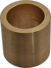 Made in USA - 1-1/2" Inside x 2" Outside Diam, Cast Bronze Sleeve Bearing - 2" OAL - Industrial Tool & Supply