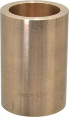 Made in USA - 1-1/2" Inside x 2" Outside Diam, Cast Bronze Sleeve Bearing - 3" OAL - Industrial Tool & Supply