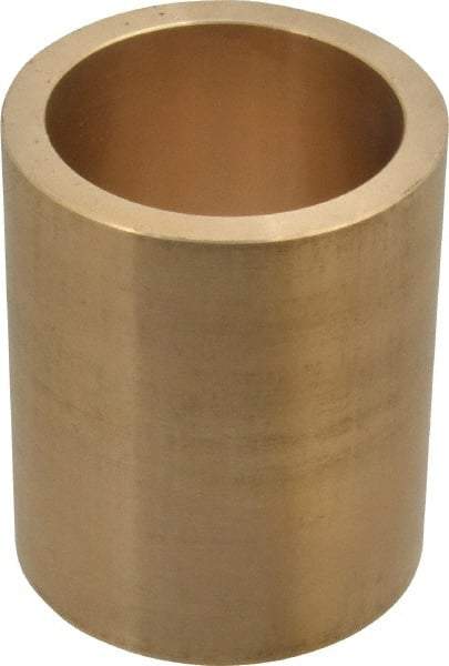 Made in USA - 2" Inside x 2-1/2" Outside Diam, Cast Bronze Sleeve Bearing - 3" OAL - Industrial Tool & Supply