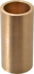 Made in USA - 2" Inside x 2-1/2" Outside Diam, Cast Bronze Sleeve Bearing - 5" OAL - Industrial Tool & Supply