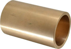 Made in USA - 2-1/2" Inside x 3" Outside Diam, Cast Bronze Sleeve Bearing - 5" OAL - Industrial Tool & Supply