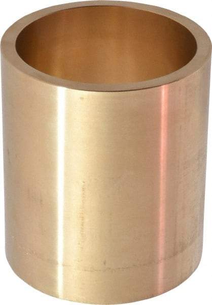 Made in USA - 3" Inside x 3-1/2" Outside Diam, Cast Bronze Sleeve Bearing - 4" OAL - Industrial Tool & Supply