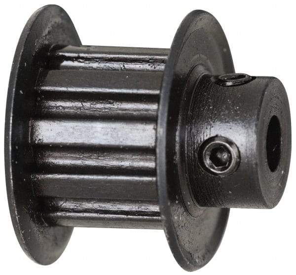 Power Drive - 44 Tooth, 5/16" Inside x 2-25/32" Outside Diam, Timing Belt Pulley - 1/4, 3/8" Belt Width, 2.801" Pitch Diam, Steel & Cast Iron - Industrial Tool & Supply