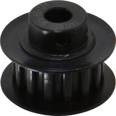 Power Drive - 14 Tooth, 1/4" Inside x 0.871" Outside Diam, Timing Belt Pulley - 1/4, 3/8" Belt Width, 0.891" Pitch Diam, Steel & Cast Iron - Industrial Tool & Supply