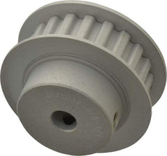 Power Drive - 20 Tooth, 1/4" Inside x 1.253" Outside Diam, Timing Belt Pulley - 1/4, 3/8" Belt Width, 1.273" Pitch Diam, Steel & Cast Iron - Industrial Tool & Supply