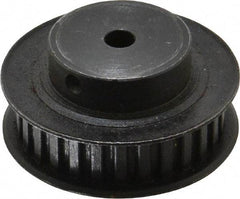 Power Drive - 28 Tooth, 1/4" Inside x 1.763" Outside Diam, Timing Belt Pulley - 1/4, 3/8" Belt Width, 1.783" Pitch Diam, Steel & Cast Iron - Industrial Tool & Supply