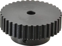 Power Drive - 36 Tooth, 5/16" Inside x 2.272" Outside Diam, Timing Belt Pulley - 1/4, 3/8" Belt Width, 2.292" Pitch Diam, Steel & Cast Iron - Industrial Tool & Supply