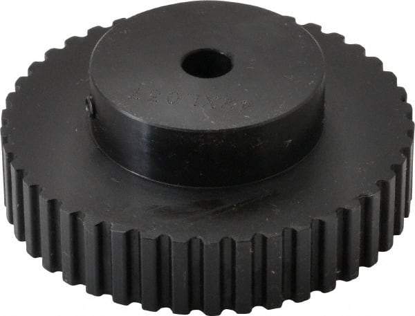 Power Drive - 42 Tooth, 5/16" Inside x 2.654" Outside Diam, Timing Belt Pulley - 1/4, 3/8" Belt Width, 2.674" Pitch Diam, Steel & Cast Iron - Industrial Tool & Supply