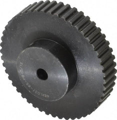 Power Drive - 48 Tooth, 5/16" Inside x 3.036" Outside Diam, Timing Belt Pulley - 1/4, 3/8" Belt Width, 3.056" Pitch Diam, Steel & Cast Iron - Industrial Tool & Supply