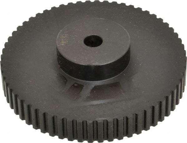 Power Drive - 60 Tooth, 3/8" Inside x 3.8" Outside Diam, Timing Belt Pulley - 1/4, 3/8" Belt Width, 3.82" Pitch Diam, Steel & Cast Iron - Industrial Tool & Supply