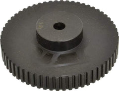 Power Drive - 60 Tooth, 3/8" Inside x 3.8" Outside Diam, Timing Belt Pulley - 1/4, 3/8" Belt Width, 3.82" Pitch Diam, Steel & Cast Iron - Industrial Tool & Supply