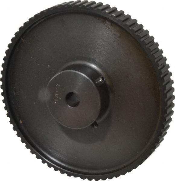 Power Drive - 72 Tooth, 3/8" Inside x 4.564" Outside Diam, Timing Belt Pulley - 1/4, 3/8" Belt Width, 4.584" Pitch Diam, Steel & Cast Iron - Industrial Tool & Supply