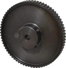 Power Drive - 72 Tooth, 3/8" Inside x 4.564" Outside Diam, Timing Belt Pulley - 1/4, 3/8" Belt Width, 4.584" Pitch Diam, Steel & Cast Iron - Industrial Tool & Supply