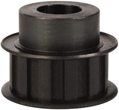 Power Drive - 12 Tooth, 1/2" Inside x 1.402" Outside Diam, Timing Belt Pulley - 1/2" Belt Width, 1.432" Pitch Diam, Steel & Cast Iron - Industrial Tool & Supply