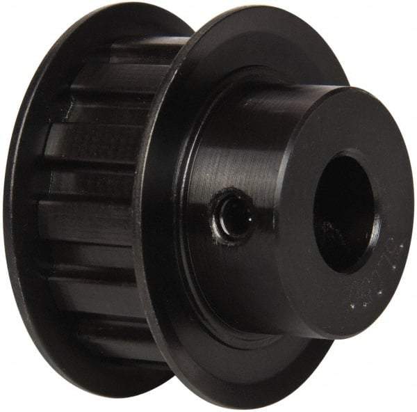 Power Drive - 13 Tooth, 1/2" Inside x 1.522" Outside Diam, Timing Belt Pulley - 1/2" Belt Width, 1.552" Pitch Diam, Steel & Cast Iron - Industrial Tool & Supply