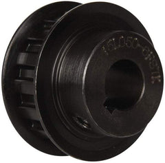 Power Drive - 15 Tooth, 5/8" Inside x 1.76" Outside Diam, Timing Belt Pulley - 1/2" Belt Width, 1.79" Pitch Diam, Steel & Cast Iron - Industrial Tool & Supply