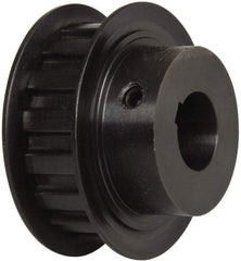 Power Drive - 16 Tooth, 5/8" Inside x 1.88" Outside Diam, Timing Belt Pulley - 1/2" Belt Width, 1.91" Pitch Diam, Steel & Cast Iron - Industrial Tool & Supply