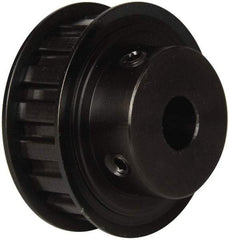 Power Drive - 17 Tooth, 1/2" Inside x 2" Outside Diam, Timing Belt Pulley - 1/2" Belt Width, 2.029" Pitch Diam, Steel & Cast Iron - Industrial Tool & Supply