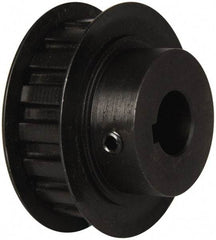 Power Drive - 17 Tooth, 5/8" Inside x 2" Outside Diam, Timing Belt Pulley - 1/2" Belt Width, 2.029" Pitch Diam, Steel & Cast Iron - Industrial Tool & Supply