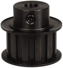 Power Drive - 12 Tooth, 3/8" Inside x 1.402" Outside Diam, Timing Belt Pulley - 3/4" Belt Width, 1.432" Pitch Diam, Steel & Cast Iron - Industrial Tool & Supply