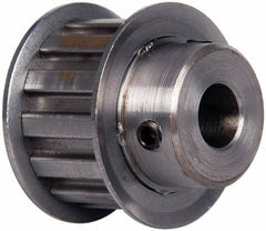 Power Drive - 13 Tooth, 1/2" Inside x 1.522" Outside Diam, Timing Belt Pulley - 3/4" Belt Width, 1.552" Pitch Diam, Steel & Cast Iron - Industrial Tool & Supply