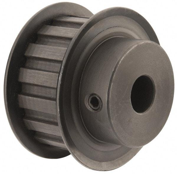 Power Drive - 16 Tooth, 1/2" Inside x 1.88" Outside Diam, Timing Belt Pulley - 3/4" Belt Width, 1.91" Pitch Diam, Steel & Cast Iron - Industrial Tool & Supply