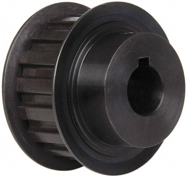Power Drive - 16 Tooth, 5/8" Inside x 1.88" Outside Diam, Timing Belt Pulley - 3/4" Belt Width, 1.91" Pitch Diam, Steel & Cast Iron - Industrial Tool & Supply