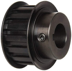 Power Drive - 16 Tooth, 3/4" Inside x 1.88" Outside Diam, Timing Belt Pulley - 3/4" Belt Width, 1.91" Pitch Diam, Steel & Cast Iron - Industrial Tool & Supply