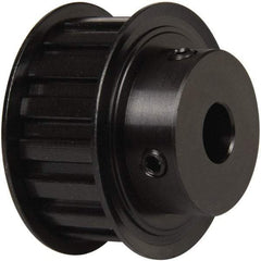 Power Drive - 17 Tooth, 1/2" Inside x 2" Outside Diam, Timing Belt Pulley - 3/4" Belt Width, 2.029" Pitch Diam, Steel & Cast Iron - Industrial Tool & Supply