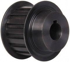 Power Drive - 16 Tooth, 5/8" Inside x 1.88" Outside Diam, Timing Belt Pulley - 1" Belt Width, 1.91" Pitch Diam, Steel & Cast Iron - Industrial Tool & Supply
