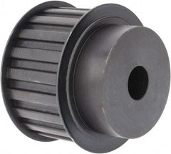 Power Drive - 20 Tooth, 3/4" Inside x 3.129" Outside Diam, Timing Belt Pulley - 1-1/2" Belt Width, 3.183" Pitch Diam, Steel & Cast Iron - Industrial Tool & Supply