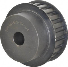 Power Drive - 21 Tooth, 3/4" Inside x 3.288" Outside Diam, Timing Belt Pulley - 3/4, 1" Belt Width, 3.342" Pitch Diam, Steel & Cast Iron - Industrial Tool & Supply