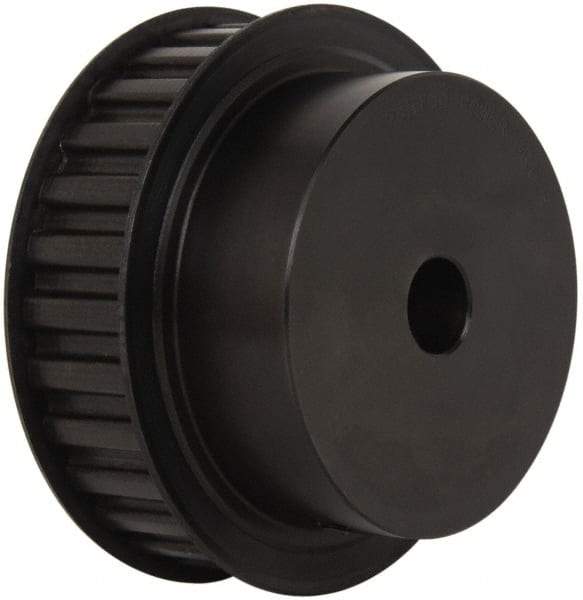 Power Drive - 28 Tooth, 3/4" Inside x 4.402" Outside Diam, Timing Belt Pulley - 3/4, 1" Belt Width, 4.456" Pitch Diam, Steel & Cast Iron - Industrial Tool & Supply