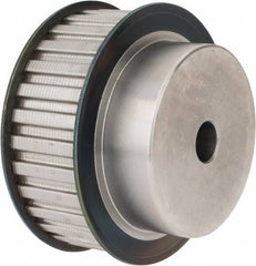Power Drive - 30 Tooth, 3/4" Inside x 4.721" Outside Diam, Timing Belt Pulley - 1-1/2" Belt Width, 4.775" Pitch Diam, Steel & Cast Iron - Industrial Tool & Supply