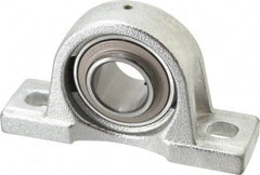 Value Collection - 6-9/16" OAL2-Bolt Base Mount - Steel - Industrial Tool & Supply