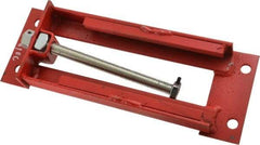 Made in USA - 4-3/4" Wide, Steel Bearing Take Up Frame - Industrial Tool & Supply