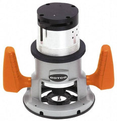 Dotco - 3/8 Inch Collet, 1.7 hp, 18,000 RPM Fixed Base - 1/2 Inch Inlet, 620.53 kPa - Industrial Tool & Supply