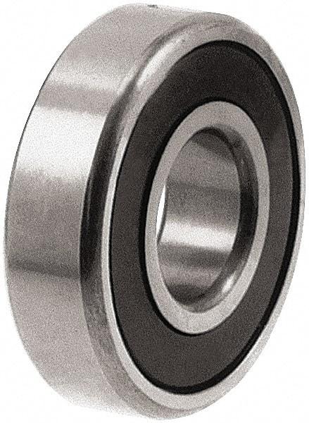 Tritan - 100mm Bore Diam, 150mm OD, Double Seal Deep Groove Radial Ball Bearing - 24mm Wide, 1 Row, Round Bore, 12,200 Lb Static Capacity, 14,200 Lb Dynamic Capacity - Industrial Tool & Supply