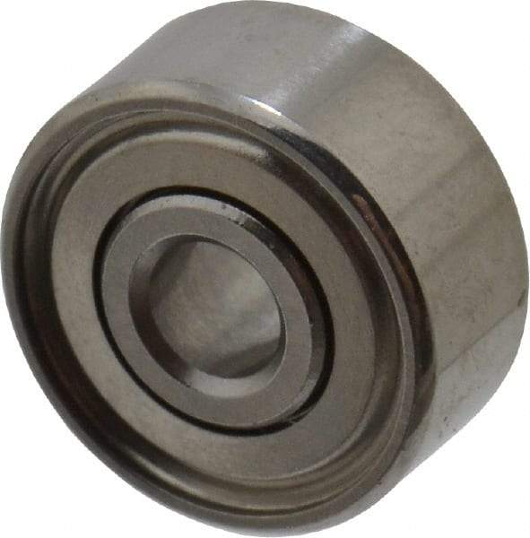 Value Collection - 3/32" Bore Diam, 5/16" OD, Double Shield Miniature Radial Ball Bearing - 9/64" Wide, 1 Row, Round Bore, 40 Lb Static Capacity, 124 Lb Dynamic Capacity - Industrial Tool & Supply