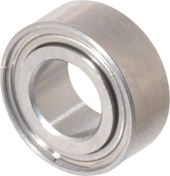 Value Collection - 5/32" Bore Diam, 5/16" OD, Double Shield Miniature Radial Ball Bearing - 1/8" Wide, 1 Row, Round Bore, 29 Lb Static Capacity, 81 Lb Dynamic Capacity - Industrial Tool & Supply