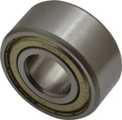 Tritan - 15mm Bore Diam, 35mm OD, Double Shield Angular Contact Radial Ball Bearing - 15.9mm Wide, 2 Rows, Round Bore, 1,500 Lb Static Capacity, 2,600 Lb Dynamic Capacity - Industrial Tool & Supply
