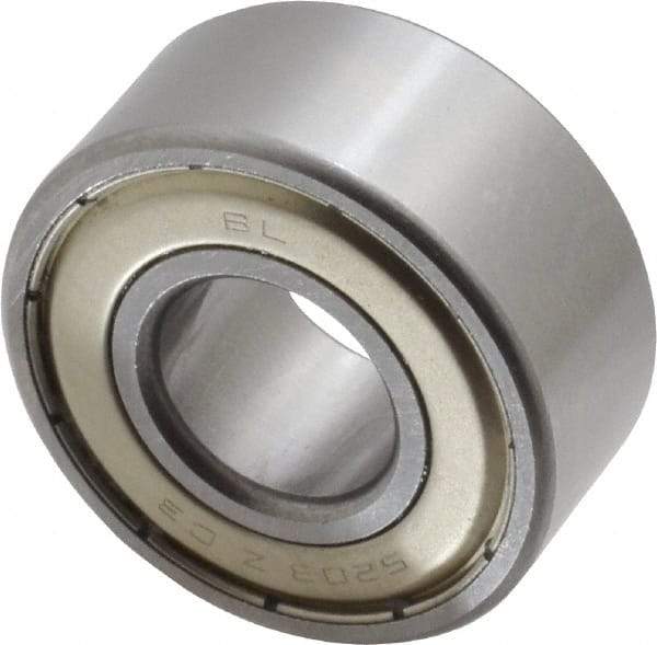 Tritan - 17mm Bore Diam, 40mm OD, Double Shield Angular Contact Radial Ball Bearing - 17.5mm Wide, 2 Rows, Round Bore, 2,000 Lb Static Capacity, 3,300 Lb Dynamic Capacity - Industrial Tool & Supply