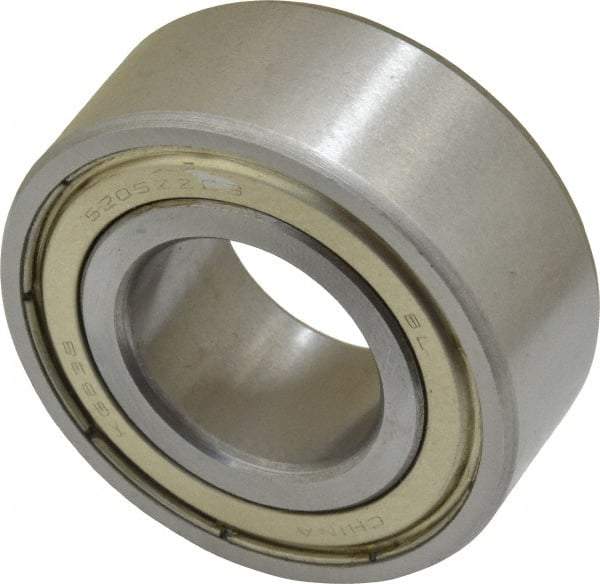 Tritan - 25mm Bore Diam, 52mm OD, Double Shield Angular Contact Radial Ball Bearing - 20.6mm Wide, 2 Rows, Round Bore, 3,200 Lb Static Capacity, 4,700 Lb Dynamic Capacity - Industrial Tool & Supply