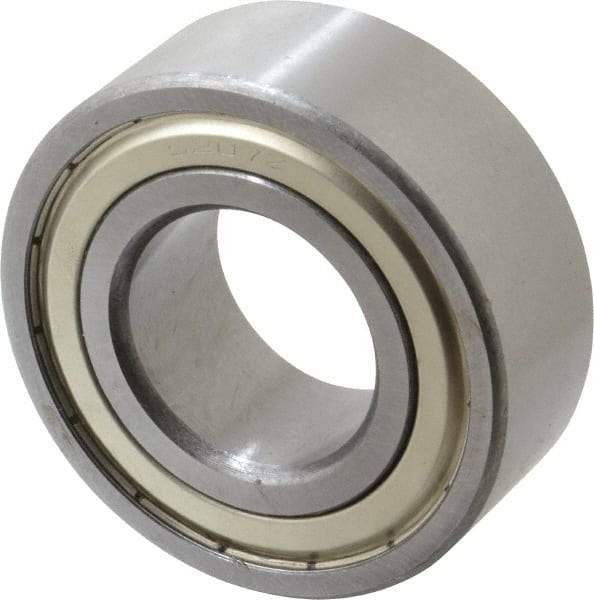 Tritan - 35mm Bore Diam, 72mm OD, Double Shield Angular Contact Radial Ball Bearing - 27mm Wide, 2 Rows, Round Bore, 6,200 Lb Static Capacity, 8,500 Lb Dynamic Capacity - Industrial Tool & Supply