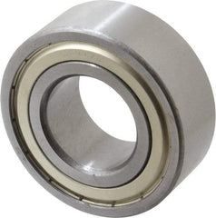 Tritan - 35mm Bore Diam, 72mm OD, Double Shield Angular Contact Radial Ball Bearing - 27mm Wide, 2 Rows, Round Bore, 6,200 Lb Static Capacity, 8,500 Lb Dynamic Capacity - Industrial Tool & Supply