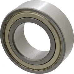 Tritan - 50mm Bore Diam, 90mm OD, Double Shield Angular Contact Radial Ball Bearing - 30.2mm Wide, 2 Rows, Round Bore, 9,400 Lb Static Capacity, 11,500 Lb Dynamic Capacity - Industrial Tool & Supply