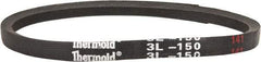 Value Collection - Section 4L, 97" Outside Length, V-Belt - Rubber, Fractional HP, No. 4L970 - Industrial Tool & Supply