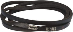 Value Collection - Section 4L, 96" Outside Length, V-Belt - Rubber, Fractional HP, No. 4L960 - Industrial Tool & Supply